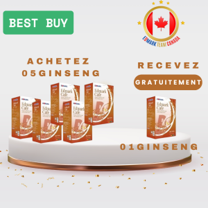05 Cafés Ginseng pour 01